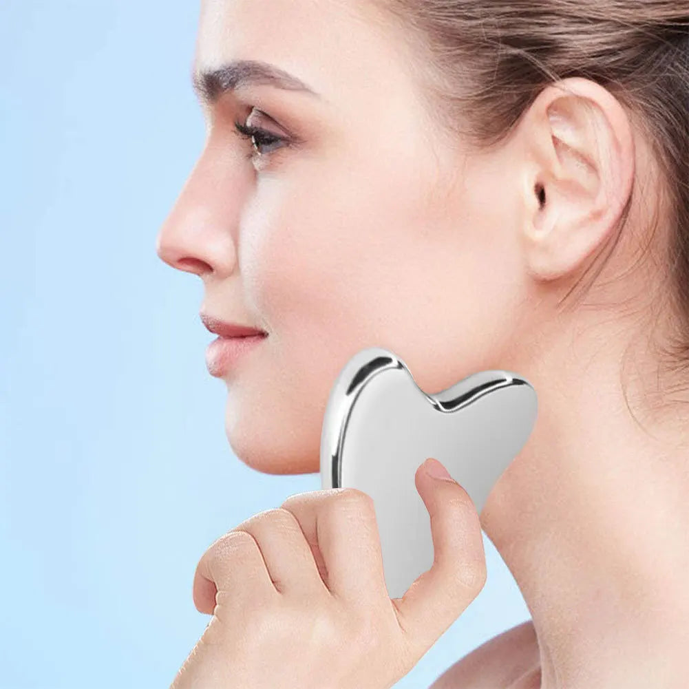 Gua Sha Facial Sculpting Tool — Depuff & Define Your Jawline in Minutes